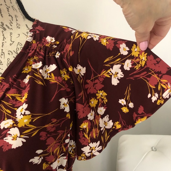 [🔆2 for $30🔆] NWT Isabel & Ingrid Floral V-Neck Maternity Dress - Picture 9 of 11